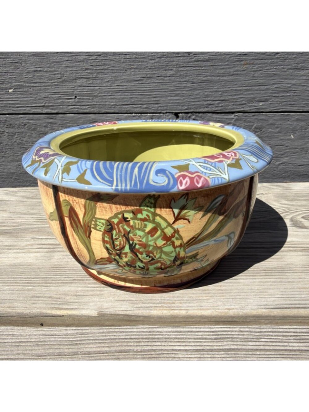 Tracy Porter The Marsh Collection Covered Tureen Turtles Dragonfly ~9" Dia. - Picture 9 of 16